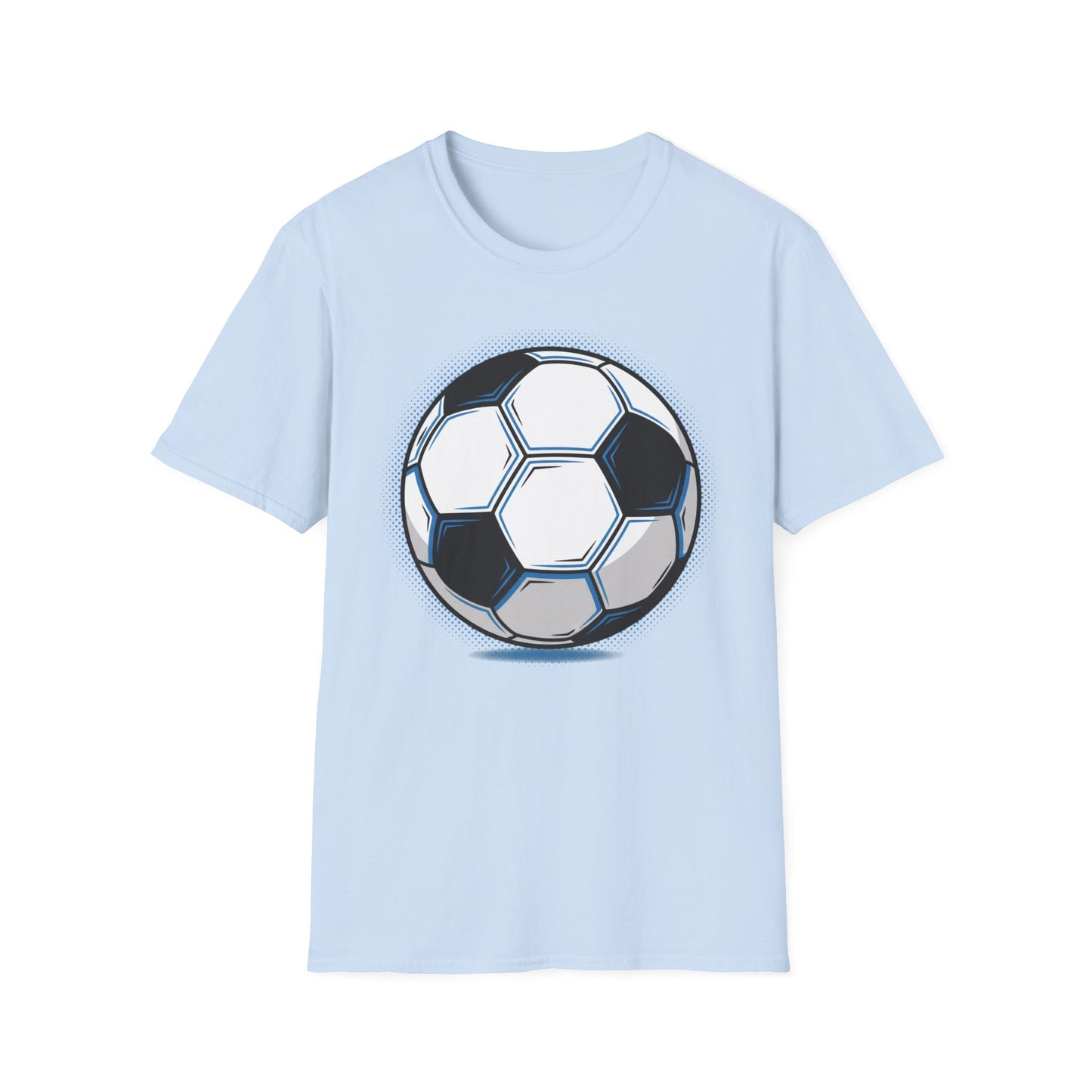 Soccer Ball Graphic T‑Shirt — Retro Sports Tee for Players & Fans