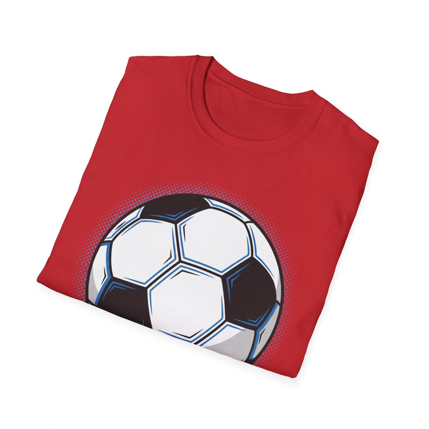 Soccer Ball Graphic T‑Shirt — Retro Sports Tee for Players & Fans