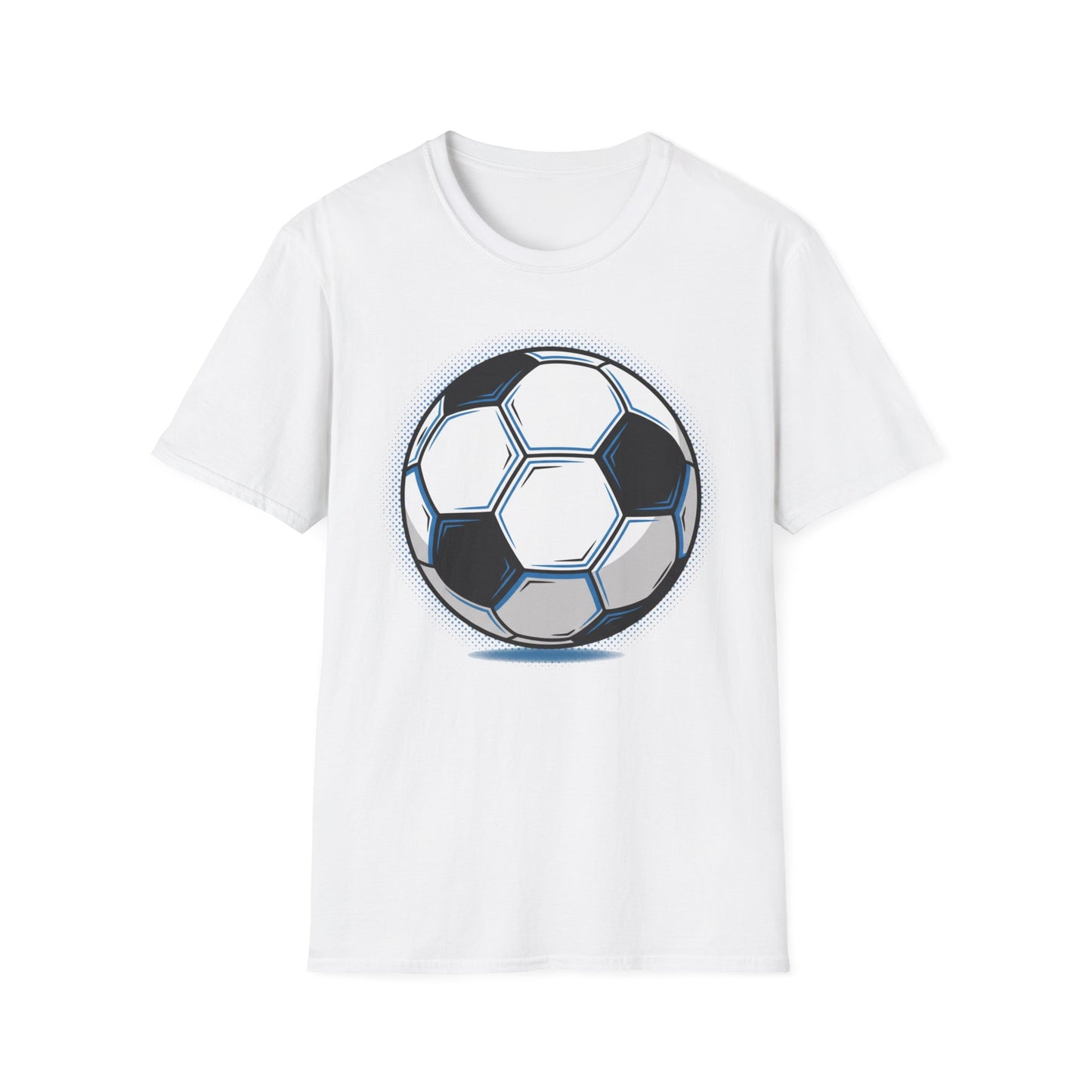 Soccer Ball Graphic T‑Shirt — Retro Sports Tee for Players & Fans