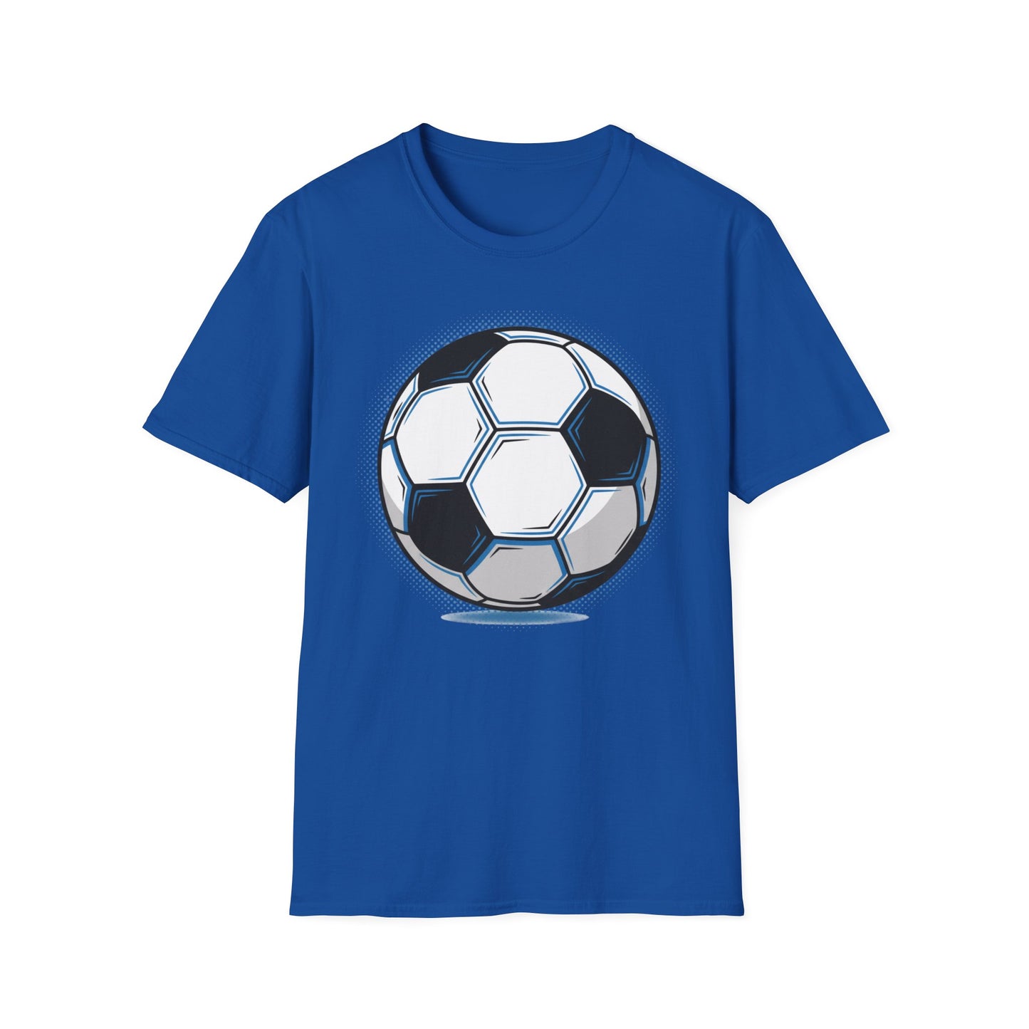 Soccer Ball Graphic T‑Shirt — Retro Sports Tee for Players & Fans