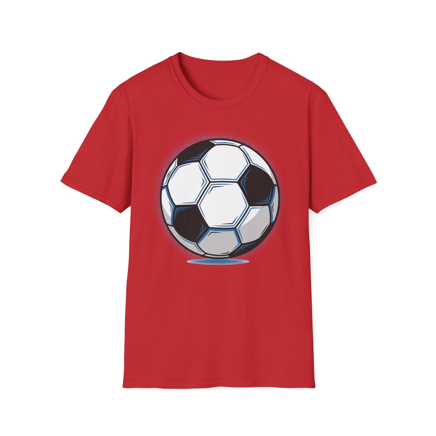 Soccer Ball Graphic T‑Shirt — Retro Sports Tee for Players & Fans