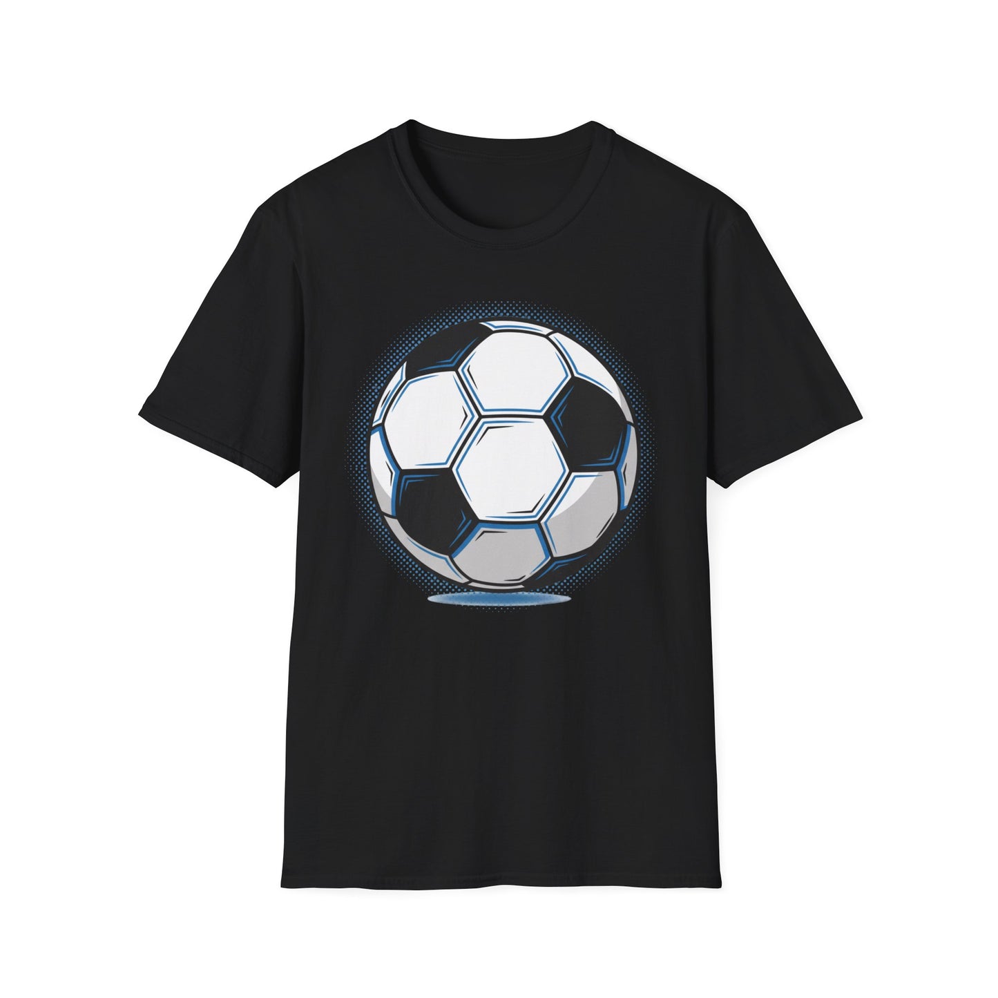 Soccer Ball Graphic T‑Shirt — Retro Sports Tee for Players & Fans